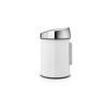 Kosz naścienny TOUCH BIN   3L White / Brilliant Steel